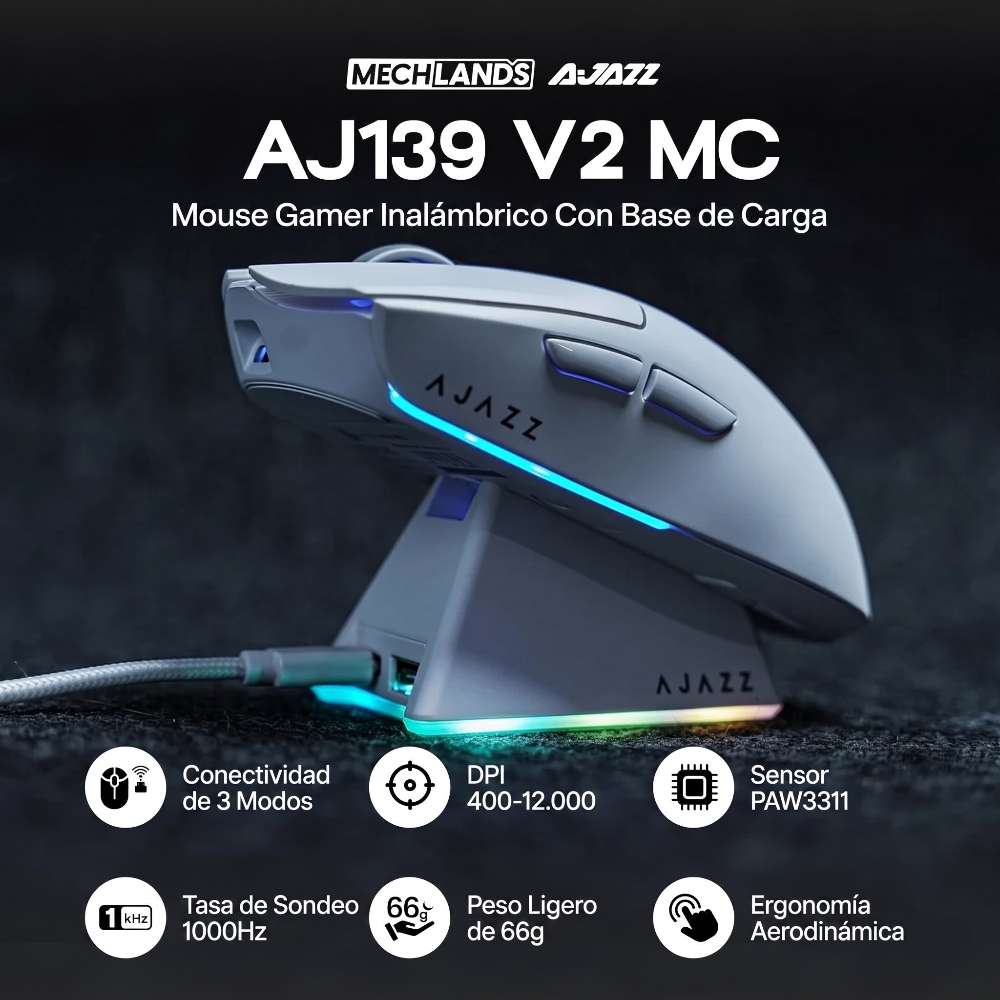 Ajazz Aj 139 V2 MC (Envío gratis Ecuador)